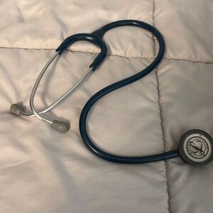Dark green Stethoscope with Silver Accents